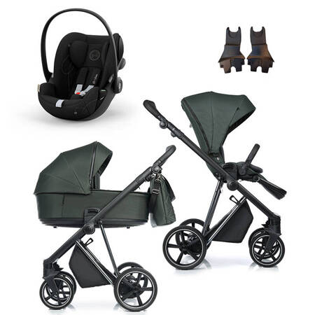 Roan IVI 2.0 Black Forest zestaw 3 w 1 z fotelikiem Cybex Cloud G