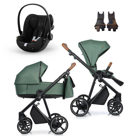 Roan IVI 2.0 Boho Green zestaw 3 w 1 z fotelikiem Cybex Cloud G