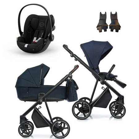 Roan IVI 2.0 Mystic Blue zestaw 3 w 1 z fotelikiem Cybex Cloud G