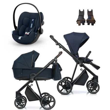 Roan IVI 2.0 Mystic Blue zestaw 3 w 1 z fotelikiem Cybex Cloud G Plus