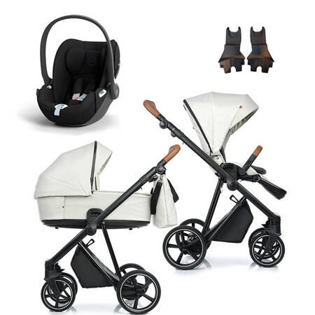 Roan IVI 2.0 Pearl Shell zestaw 3 w 1 z fotelikiem Cybex Cloud T 