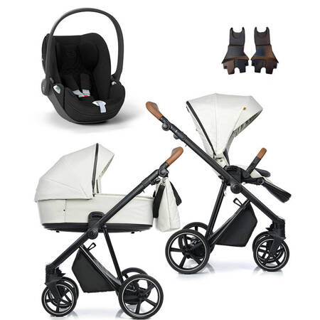 Roan IVI 2.0 Pearl Shell zestaw 3 w 1 z fotelikiem Cybex Cloud T Plus